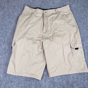 Active Force Cargo Shorts Mens 38 Beige Utility Casual Y2K Workwear‎ Outdoor Dad